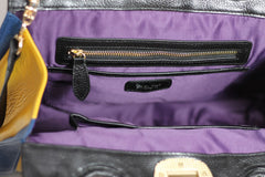 Blue-Black-Yellow Tote