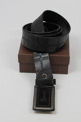 DonBerry Embossed Leather Belt