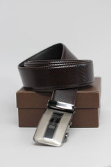 Lagoon Silver Leather Belt
