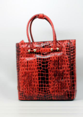 Wine Gold Signature Tote