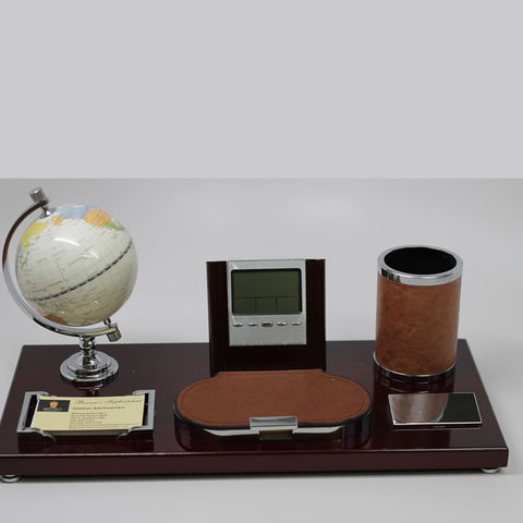 Office globe desk set