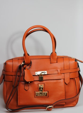 Maggie Satchel - Red-Orange